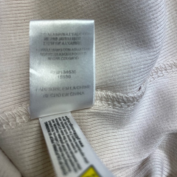 Anthropologie Sunday In Brooklyn Ribbed One Shoulder Top In Beige Size Medium - Picture 11 of 12